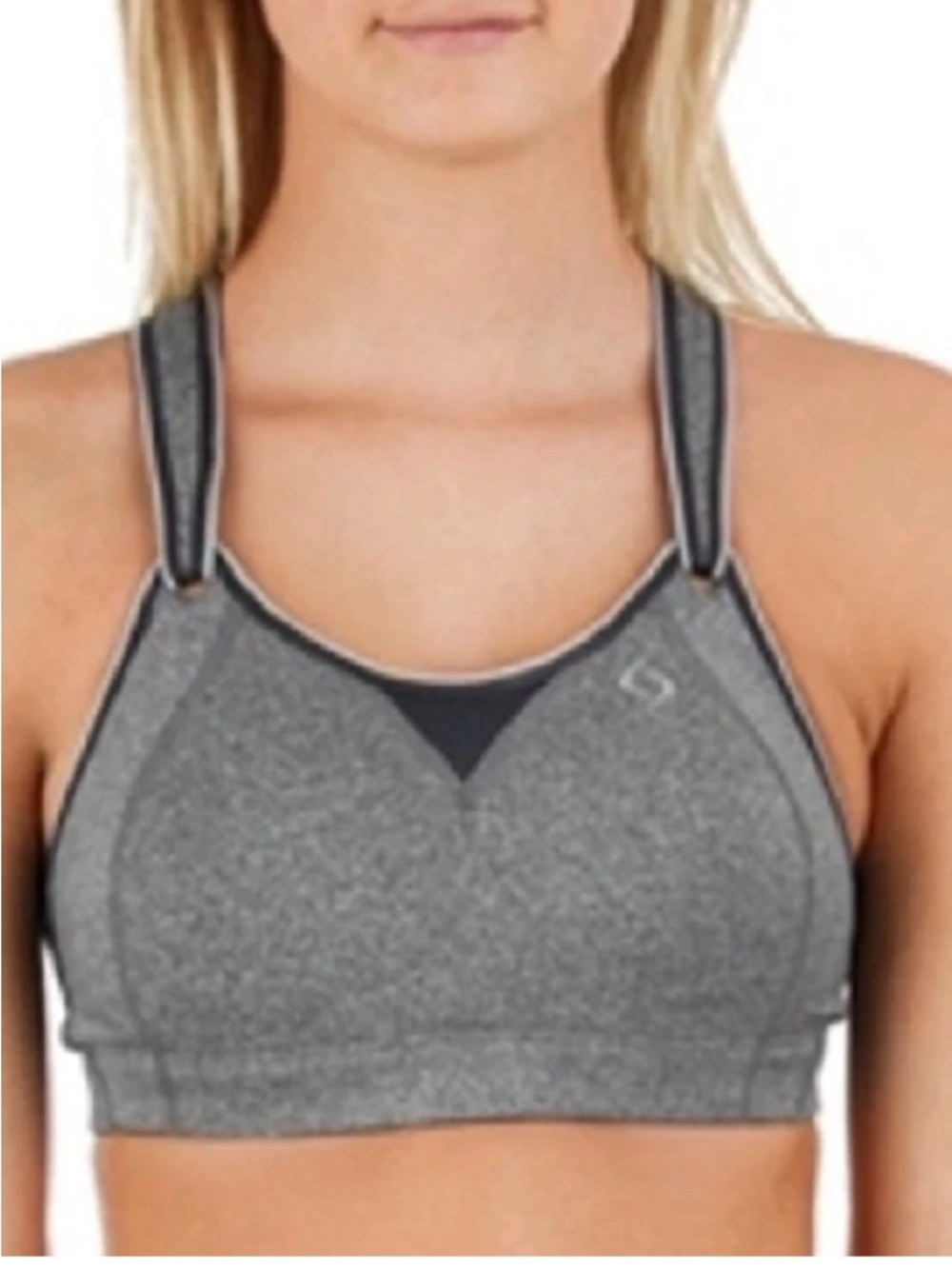 Brooks Moving Comfort Gray High-Impact Juno Sports Bra - 32C